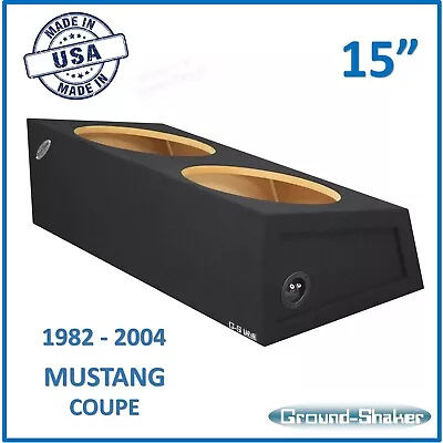 Ford Mustang Coupe 1982-2004 15  Sub Box Ground Shaker Subwoofer Enclosure  • $295