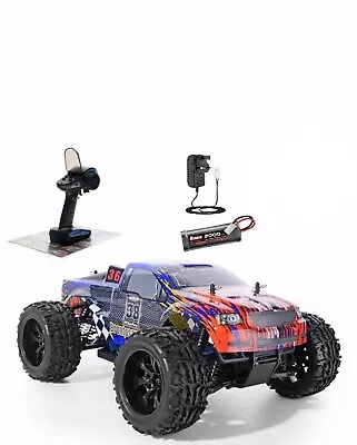 HSP RC Car Monster Truck Remote Controlled 1:10 Scale Ready To Run With Batterys • £85