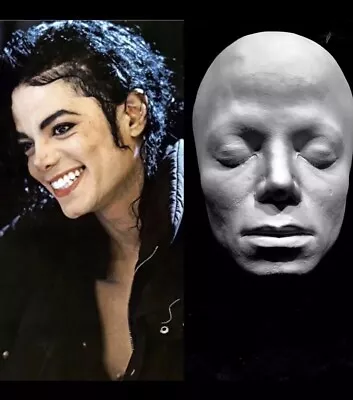 Michael Jackson 1:1 Life Mask Cast Special Effects Make Up :The Thriller Video! • $75