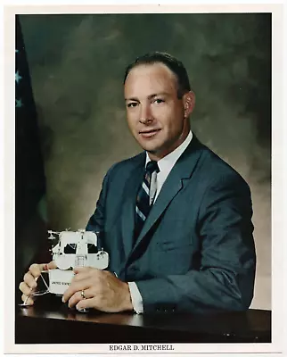 Vintage NASA Press Photo EDGAR D. MITCHELL Astronaut Apollo 14 Mission 1966 • $8.95