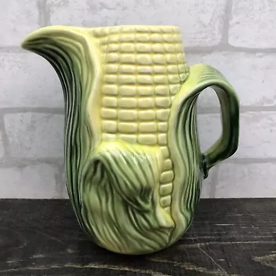 Vtg Stanford Majolica Corn In Husk 40oz Pitcher #513  • $43.50