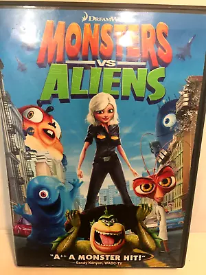 Monsters Vs Aliens DVD / Ships Free Same Day With Tracking • $6.97