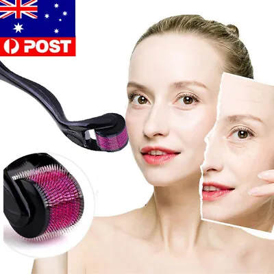 $9.59 • Buy Derma Skin Roller 540 Titanium Micro Needle Anti Ageing Hair Regeneration Growth