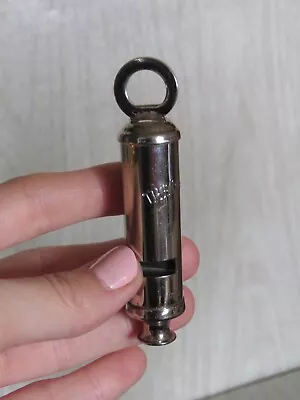 Vintage The Metropolitan Silver Police Whistle Bobby Made In England • $14.99