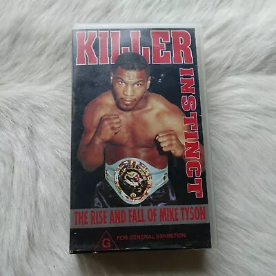 Vintage MIKE TYSON KILLER INSTINCT VHS Mike Tyson Video Mike Tyson Documentary • $28.37