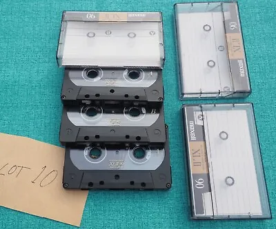 Lot 10_ (4)  USED Cassette Tapes MAXELL XLII 90 High Bias Type II Sold As Blank • $8.37