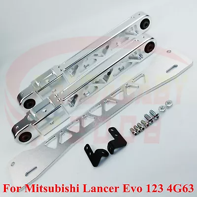 For Mitsubishi Lancer EVO 1 2 3 4G63 Rear Lower Control Arm Subframe +Brace Kit • $156.30