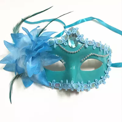 Masquerade Mask Venetian Costume Dance Party Fancy Dress Women Men Carnival Gift • £5.94