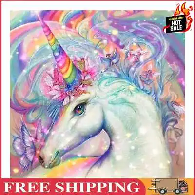 $13.19 • Buy 5D Diamond Painting Kit Cartoon Unicorn Full Round Drill DIY Arts (QQ076)