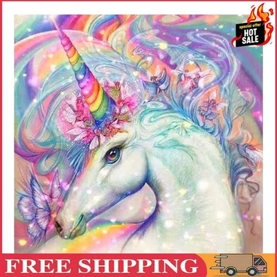$13.19 • Buy 5D Diamond Painting Kit Cartoon Unicorn Full Round Drill DIY Arts (QQ076)