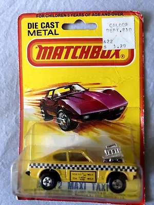 Matchbox  1973 MAXI TAXI No.72 • $21