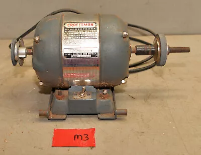 Vintage Craftsman 1/2 Hp Dual Shaft 3450 Rpm Collectible Motor 1157556 Tool M3 • $119.99