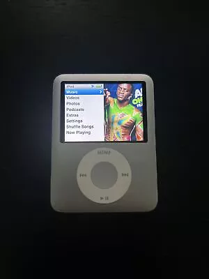 Apple IPod Nano 3rd Generation 8GB USB MP3 Player - Silver • £30