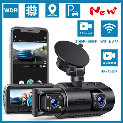 $158.99 • Buy TOGUARD 4K Dual Dash Cam WiFi GPS Front And Inside Car Camera Car DVR Recorder