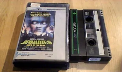 Zombies Dawn Of The Dead Uk Pre Cert V2000 Pal Video 1981 George A. Romero Rare • £199.99