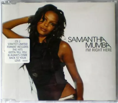 Samantha Mumba - Samantha Mumba - I'm Right Here CD (N/A) FREE SHIPPING • £2.84