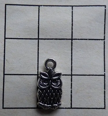 Clip On Vintage Tibetan Charm Zip Bracelet Cute Owl Teacher • £2.95