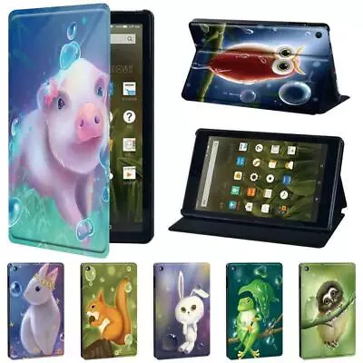 £7.99 • Buy Anima Leather Tablet Stand Cover Case For Amazon Fire 7/HD 8 10/8 10 Plus +Pen