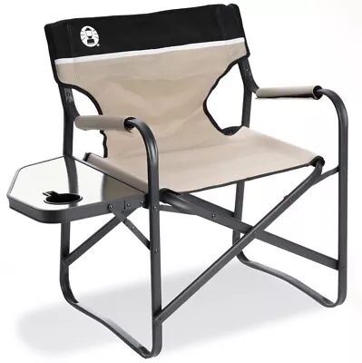 Coleman Steel Directors Chair + Side Table • $49.90