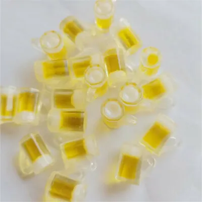 100 Pcs Dollhouse Miniature Drinking Beer Mugs Bubble Beer Cups 1:12 Scale • $23.74