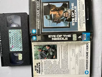 Eye Of The Needle  Sutherland VHS Warner Video Tape 1982 PRE CERT Ex Rental  • £20