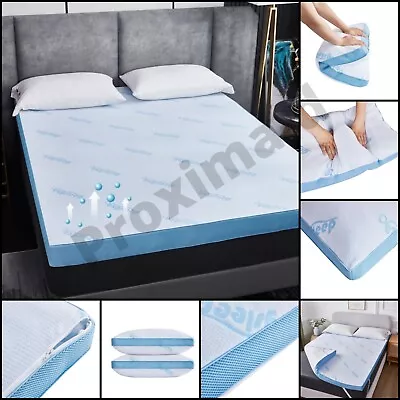 2 & 5 Cm Luxury Hotel Quality Mattress Topper Soft Cosy Anti-Allergy Enhancer UK • £61.99