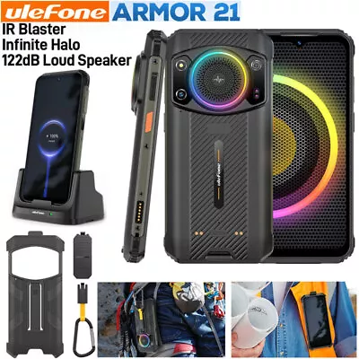 Ulefone Armor 21 4G LTE Rugged Phone Android 13 Mobile Big Speaker Dual SIM 256G • $501.11