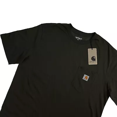 Carhartt WIP Pocket T Shirt Cyprus Green New • £21.49