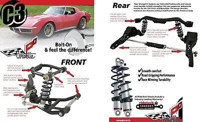 Ridetech Complete Coil-Over Suspension System 1968-1979 C3 Chevrolet Corvette • $7700