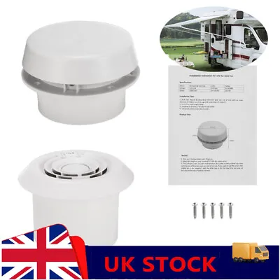 24v Mushroom Roof Air Vent Electric Fan Ventilator Caravan Motorhome Boat UK • £28.89