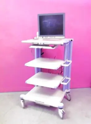 Olympus KEYMED WM-WP1 Workstation Endoscopic Video Cart Stand W/ LCD Monitor • $1400