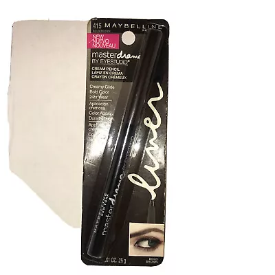 Maybelline Eye Studio Master Drama Cream Pencil Liner # 415 Bold Brown Sealed • $14