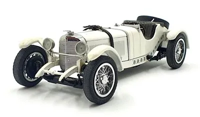 Danbury Mint 1/24 Scale DM1222 - 1931 Mercedes Benz SSKL - White • £59.99