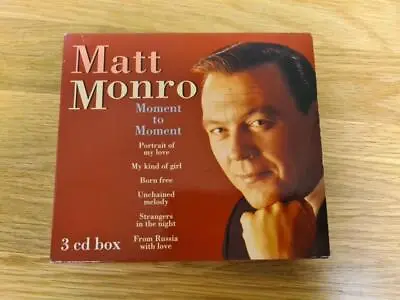 Matt Monro - Matt Monro - Moment To Moment CD (N/A) Audio Reuse Reduce Recycle • £2.35