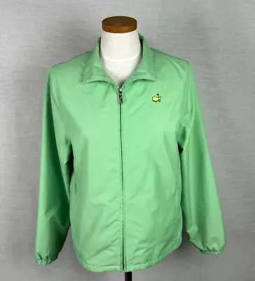 Masters Golf Magnolia Lane Women's Green Jacket Full Zip Mesh Lined Size Small S • £72.39