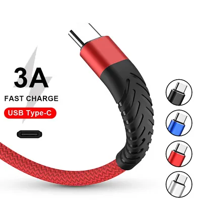 $2.95 • Buy USB C Charger Cable Type C Fast Charging Cord Data Sync Lead For Samsung Android