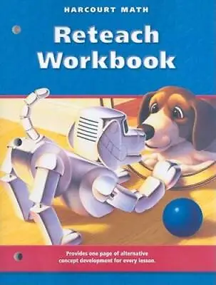 $46.20 • Buy Harcourt School Publishers Math California: Reteach Workbook Gr3 - GOOD