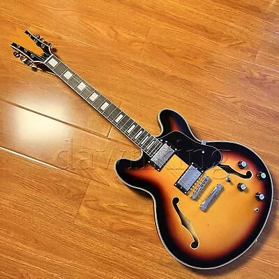 Sun ColorJazz Electric Guitar 335 Semi-hollow 6 Strings 22 Frets Ln Stock- • $296