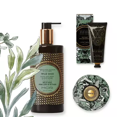 MOR Classic Wild Sage Lotion+Soap+Hand Cream +Free Postage In Australia • $19.62