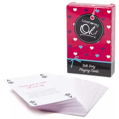 Lovehoney Sex Cards Game - Talk Dirty - Oh! - 52 Sex Positions Couples Game • £6.99