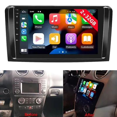 For Mercedes Benz ML/GL 320 350 9  Android 11 Car GPS Navi Radio Stereo CarPlay • $149