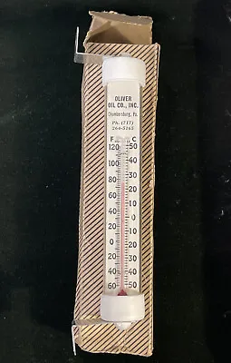 Vintage Oliver Oil Company - Advertising Thermometer - Chambersburg PA Mint • $24.99