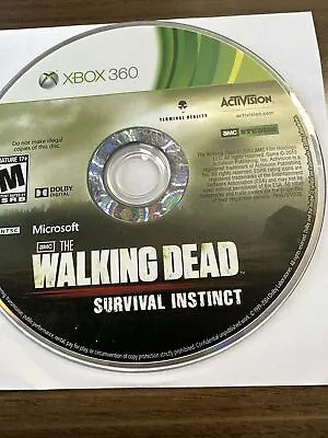 $5.99 • Buy XBOX 360- WALKING DEAD SURVIVAL INSTINCT Disc Only: Tested