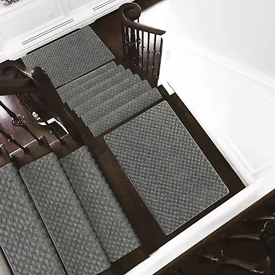 PURE ERA Bullnose Stair Treads Carpet Non-Slip Self Adhesive Tape Free 9.5 X30  • $120.89