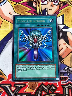 Monster Reborn Lob-e096 Unltd Ed (MP) Ultra Rare Yu-Gi-Oh! • $17.25