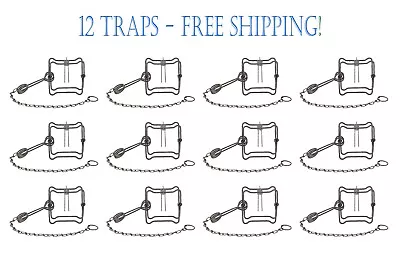 (12 Traps) DUKE 110 Body Grip Traps - #0400 - For Mink Muskrat & Weasel - 4.5  • $62.95