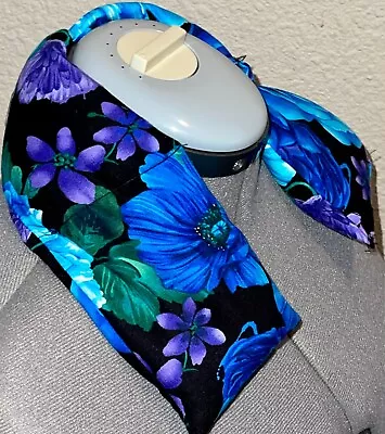 Microwave Flax Seed Neck Pack Wrap Pad Heat Warm Ice Gift Him Her 20 Inch Flower • $16