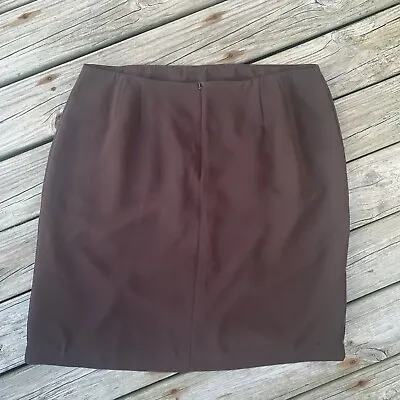 Style & Co Skirt Womens 24W Straight Front Side Split • $14.99