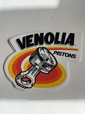 Original Vintage NOS Venolia Pistons Sticker ~6x5” (5H) • $24.99