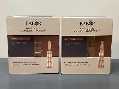 2X Babor Ampoule Concentrates Anti-Age Effect Fluid Set Ampoules 3 X 2 Ml Sealed • $18